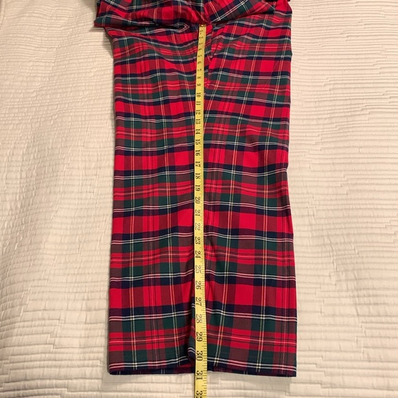 Vineyard Vines Men Plaid Flannel Lounge Pants Color: Red Velvet Size 3XB-Big - Picture 14 of 15